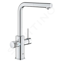 Grohe 30601000 - Dřezová baterie Minta s filtrační funkcí a výsuvnou koncovkou, chrom