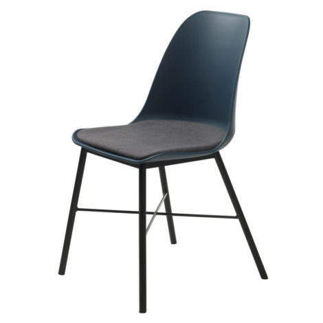 Furniria Designová židle Jeffery tmavě modrá