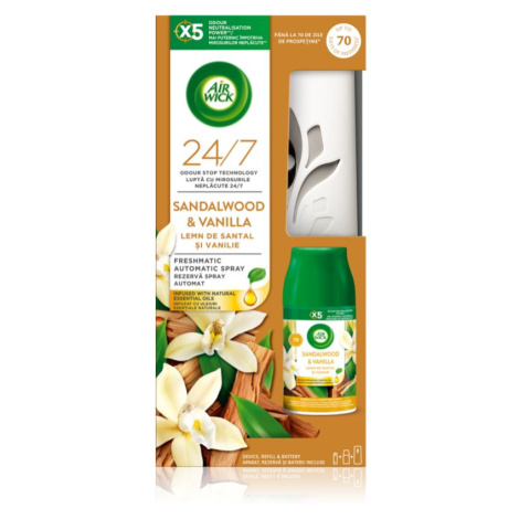 Air Wick Freshmatic Sandalwood & Vanilla automatický osvěžovač vzduchu s náplní 250 ml AirWick