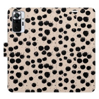 iSaprio Flip pouzdro Dotted 02 pro Xiaomi Redmi Note 10 Pro