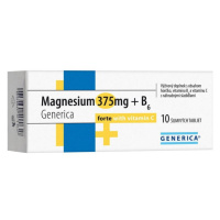 Magnesium 375mg+B6 forte Generica+Vit.C eff.tbl.10