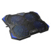 C-TECH chladící podložka pod NTB Zefyros (GCP-01B), casual gaming, 17, 3", modré podsvícení, reg