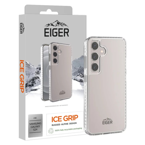 Kryt Eiger Ice Grip Case NEW for Samsung S24 in Clear Eiger Glass