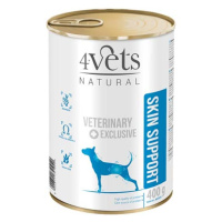 4vets NATURAL VETERINARY EXCLUSIVE SKIN SUPPORT 400g pro psy při onemocněních kůž