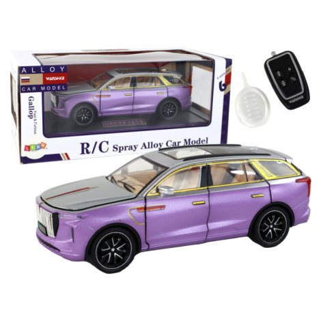 RC auto 1:24 E-9 hliníkové - fialové