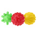 TULLO Edukační barevné míčky 3ks v balení - zelený/červený/žlutý