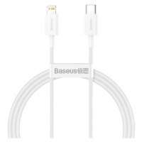 Kabel USB-C na Lightning Baseus Superior Series, 20W, PD, 1m (bílý)