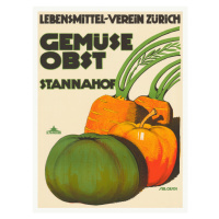 Obrazová reprodukce Fruit & Veg (Food Association Zurich) - Sebastian Oesch, 30 × 40 cm