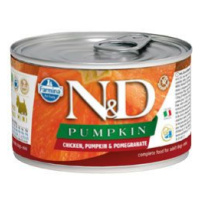 N&D Dog Pumpkin Adult Chicken & Pomegranate Mini 140g