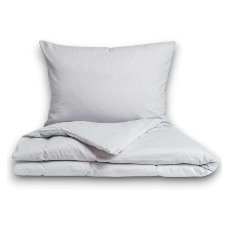 Kvalitex Klasické ložní flanelové povlečení 140x200, 70x90cm světle šedé