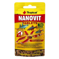 Tropical Nanovit Tablets 10g/70ks krmivo pro nejmenší druhy ryb s obsahem bílkovin