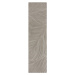 Flair Rugs koberce Běhoun Solace Lino Leaf Grey - 60x230 cm
