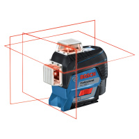 BOSCH GLL 3-80 C (1x2Ah) čárový laser 360 s přijímačem LR 7 / Bluetooth