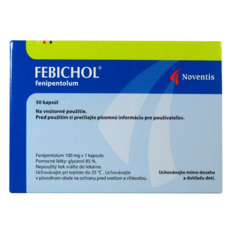 FEBICHOL 100 mg 50 tobolek Noventis