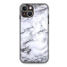 TopQ Kryt LUXURY iPhone 14 pevný Marble White 111286