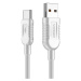 Vipfan Kabel USB na USB-C Vipfan X04, 5A, 1,2 m (bílý)