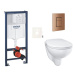 Závěsný wc set do lehkých stěn / předstěnová montáž Grohe Bau Ceramic SIKOGRSBAUSCDL0