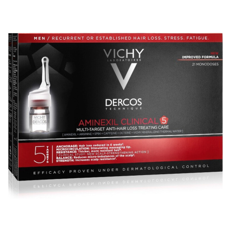 VICHY DERCOS Aminexil Clinical 5 pro muže 21*6 ml