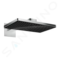 Hansgrohe 24003600 - Hlavová sprcha 460, 1 proud, rameno 46 cm, černá/chrom