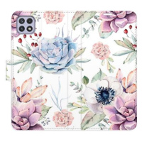 iSaprio flip pouzdro Succulents Pattern pro Samsung Galaxy A22 5G