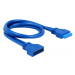 DeLock prodlužovací kabel USB 3.0, 19-pin konektor samec/samice - 82943