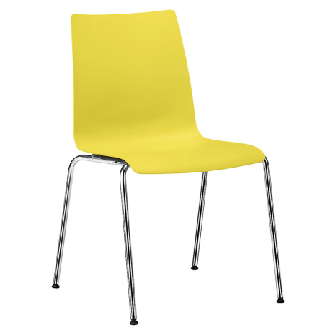 interstuhl Plastová skořepinová židle SNIKE, průběžná skořepina z PP, žlutá