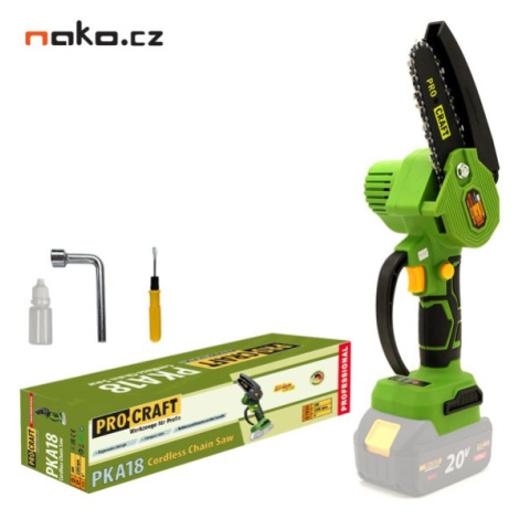 PROCRAFT PKA18 jednoruční aku řetězová pila 10cm LiIon 20V  bez aku