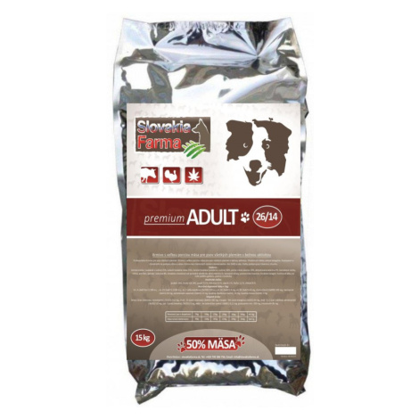 Granule Slovakia Farma Premium - Adult 26/14 - 15 kg