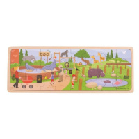 Bigjigs Toys Dřevěné puzzle zoo