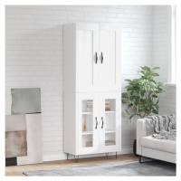 vidaXL Skříň highboard bílá 69,5 x 34 x 180 cm kompozitní dřevo