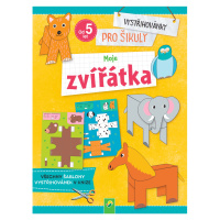 Kniha s kreativními aktivitami (Vystřihovánky pro šikuly – Moje zvířátka)