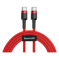 Kabel USB-C na USB-C PD Baseus Cafule PD 2.0 QC 3.0 60W 2m (červený)