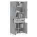 vidaXL Skříň highboard betonově šedá 69,5x34x180 cm kompozitní dřevo