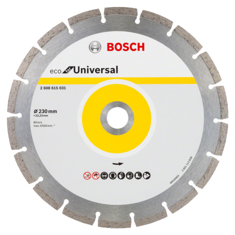 BOSCH 230x22,23mm diamantový kotouč ECO for Universal (2.6 mm)