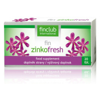 finclub fin Zinkofresh 20tbl./14g - Osvěžující cucavé tablety - péče o krk a dýchací cesty