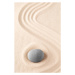 Ilustrace Zen garden meditation stone. Round rock, kikkerdirk, 26.7 × 40 cm