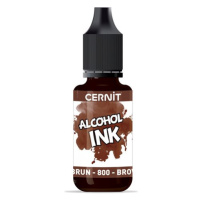 Alkoholový inkoust CERNIT 20 ml - hnědý