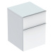Geberit iCon - Boční skříňka 450x600 mm, 2 zásuvky, matná bílá 841045000