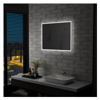 Koupelnové nástěnné zrcadlo s LED osvětlením 80 x 60 cm