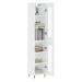 vidaXL Skříň highboard bílá s vysokým leskem 34,5x34x180 cm kompozit