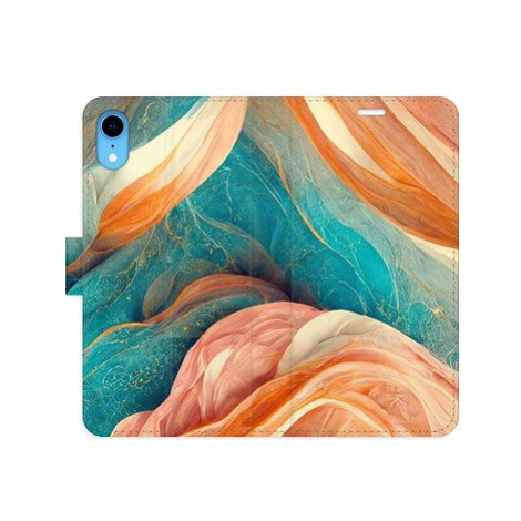 iSaprio flip pouzdro Blue and Orange pro iPhone XR