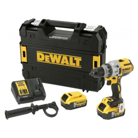 DeWALT Nářadí - 18V AKU vrtací šroubovák, 2x aku 6,0 Ah XR, nabíječka DCD991T2