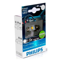 LED Autožárovka Philips X-tremeVision 129454000KX1 C5W SV8,5 12V 1W sufit 10,5x43