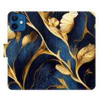 iSaprio flip pouzdro GoldBlue pro iPhone 12 mini