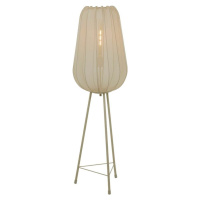 Béžová stojací lampa (výška 132 cm) Plumeria – Light & Living