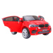 Mamido Elektrické autíčko BMW X6 M dvoumístné  XXL červené