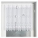 Dekorační metrážová vitrážová záclona IZA bílá výška 80 cm MyBestHome Cena záclony je uvedena za