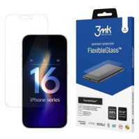 Ochranné sklo 3MK FlexibleGlass iPhone 16 Plus Hybrid Glass