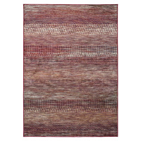 Červený koberec z viskózy Universal Belga Beigriss, 70 x 220 cm