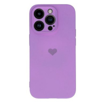 Vennus Valentýnské pouzdro Heart pro iPhone 13 Pro - fialové